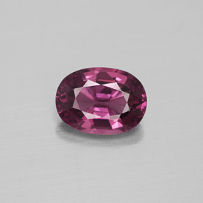 1.38カラットの天然パープルローズスピネル（7.9×5.8 mm・オーバルカット）