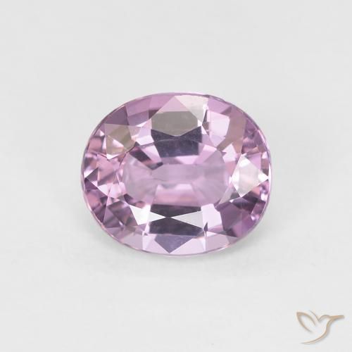 1.04ct 天然 ライトパープル スピネル, 楕円形, VVS-VS