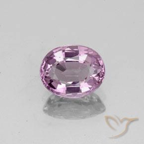 1.39ct 天然 薄いレッドパープル スピネル, 楕円形, VVS-VS