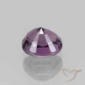1.27カラットの天然グレープパープルスピネル（6.6×5.5 mm・オーバルカット）