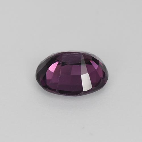 1.13カラットの天然ワインパープルスピネル（7×6 mm・オーバルカット）