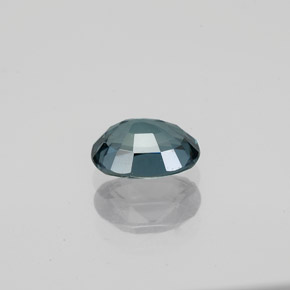 0.99カラットの天然ディープブルーグリーンスピネル（6.8×5.2 mm・オーバルカット）
