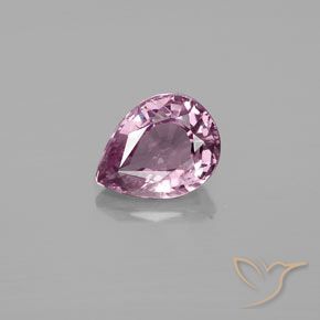 1.15ct 天然 グレーパープル スピネル, 洋梨の形, VS