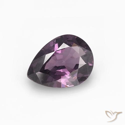 0.99ct 天然 ディープパープル スピネル, 洋梨の形, VS