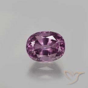 1.63ct 天然 ミディアムダークパープル スピネル, 楕円形, VS
