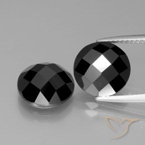 定率割引 往復 Shop natural 8.76ct ブラック スピネル gems, ラウンド, from ガーネット
