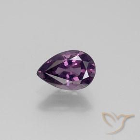 1.61ct 天然 ディープパープル スピネル, 洋梨の形, VS