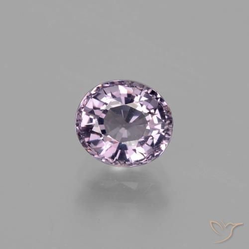 1.10ct 天然 ライトバイオレット スピネル, 楕円形, VVS-VS