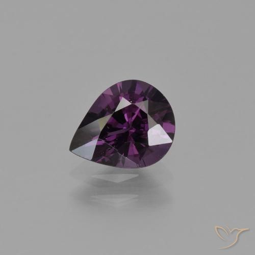 1.02ct 天然 ラズベリーレッドパープル スピネル, 洋梨の形, VVS