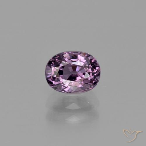 1.00ct 天然 グレープパープル スピネル, 楕円形, VS