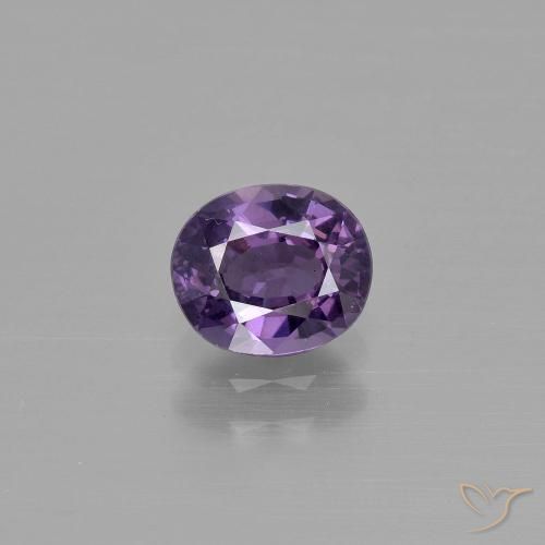 1.01ct 天然 ミディアムバイオレット スピネル, 楕円形, VS