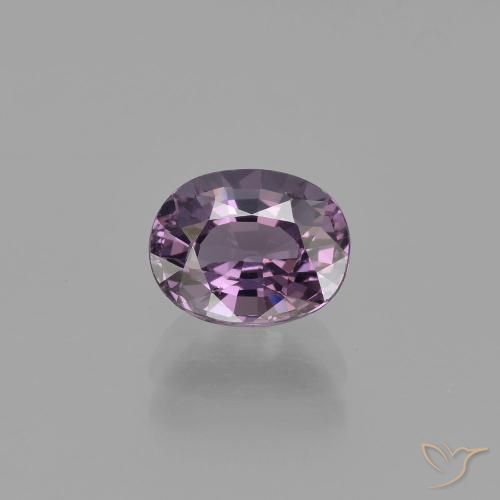 1.23ct 天然 ミディアムパープル スピネル, 楕円形, VS