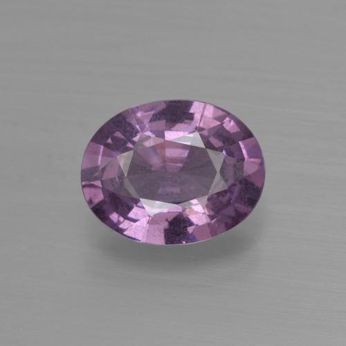 1.43カラットの天然ピンクがかった紫スピネル（8.1×6.4 mm・オーバルカット）