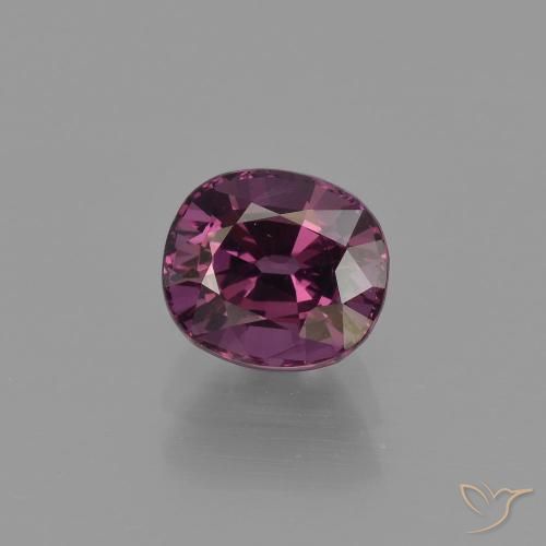 1.23ct 天然 ダークパープル スピネル, 楕円形, VS