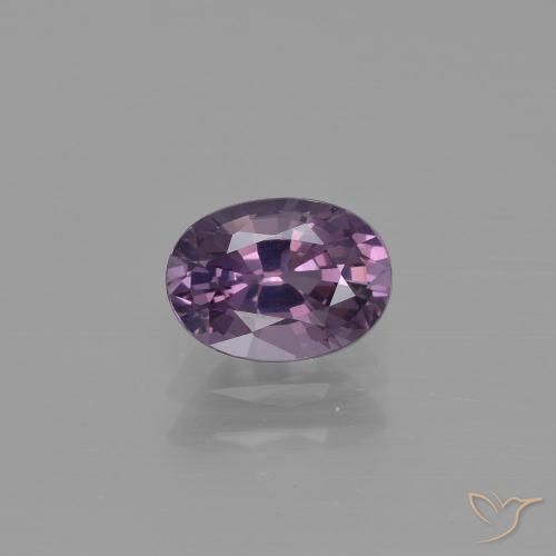 1.02ct 天然 ダークパープル スピネル, 楕円形, VVS-VS