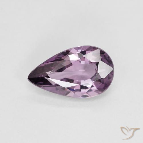 0.98ct 天然 グレーがかったバイオレット スピネル, 洋梨の形, VS