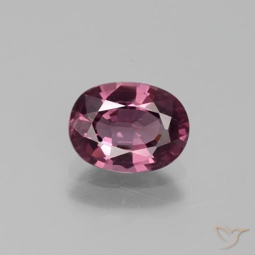 1.26ct 天然 ミディアムパープル スピネル, 楕円形, VS