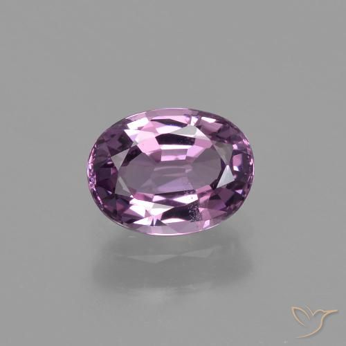0.93ct 天然 濃いモーブ スピネル, 楕円形, VS