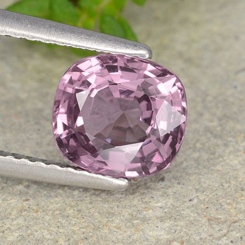 1.65ct 天然 濃いラベンダー スピネル, クッション, VVS-VS