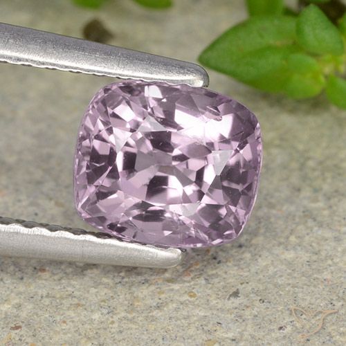 1.39ct 天然 非常に薄い紫 スピネル, クッション, VVS-VS