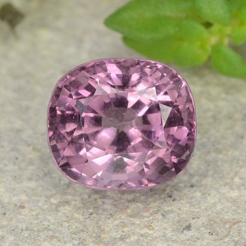 1.21ct 天然 濃いラベンダー スピネル, クッション, VVS-VS