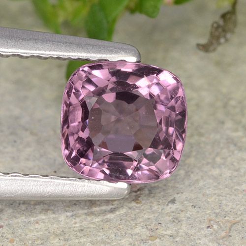 1.04ct 天然 ライトパープル スピネル, クッション, VVS-VS