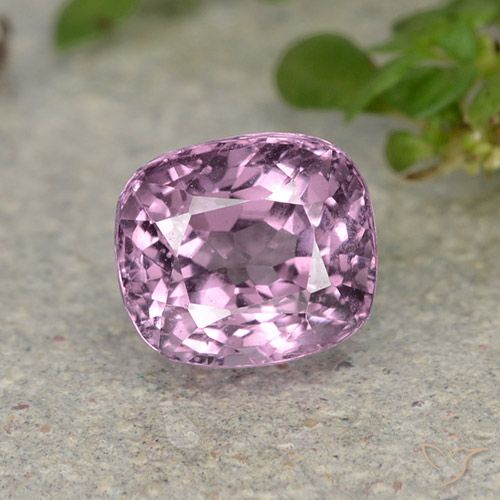 1.22ct 天然 ピンクがかった紫 スピネル, クッション, VVS-VS