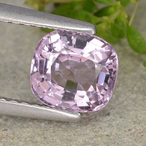 1.23ct 天然 ラベンダー スピネル, クッション, VVS-VS