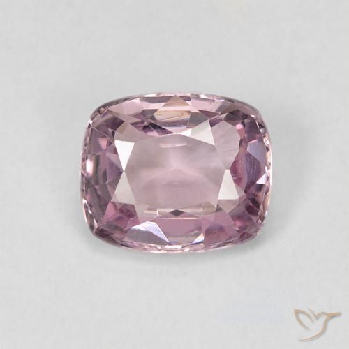 1.08ct 天然 ミディアムパープル スピネル, クッション, VVS