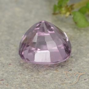 1.14カラットの天然非常に薄いピンクがかった紫スピネル、クッション、VS