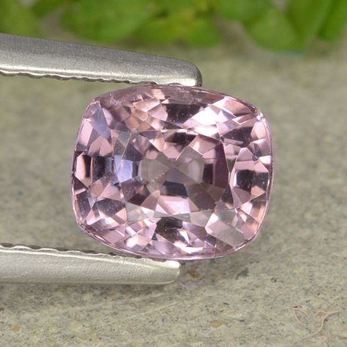 1.16ct 天然 ラベンダー スピネル, クッション, VVS-VS