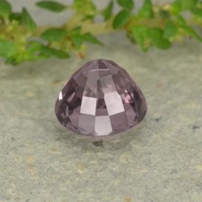 0.74カラットの天然ミディアムパープルスピネル（5.13 mm・ラウンドカット）