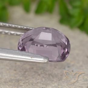 1.54カラットの天然薄いグレープパープルピンクスピネル、クッション、VS