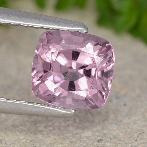 1.42ct 天然 ライトパープル スピネル, クッション, VS