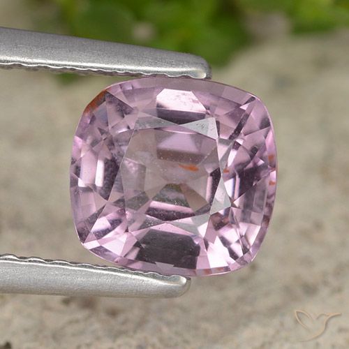 1.56ct 天然 ライトパープル スピネル, クッション, VVS-VS