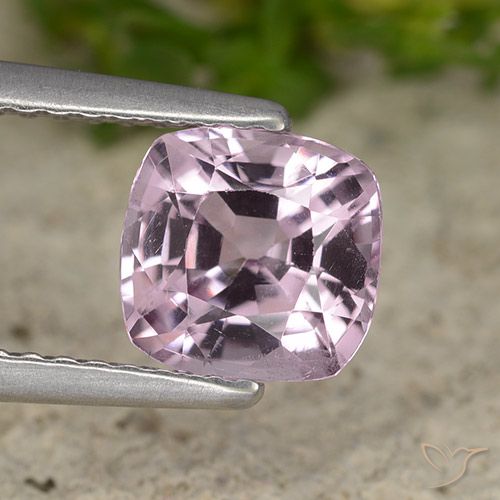 1.51ct 天然 薄いピンクがかった紫 スピネル, クッション, VVS-VS