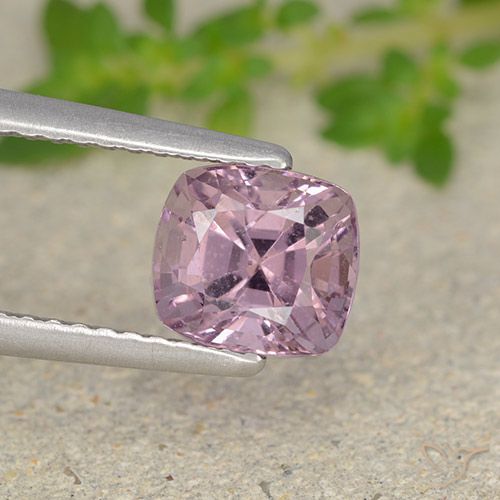 1.58ct 天然 薄いピンクがかった紫 スピネル, クッション, VVS