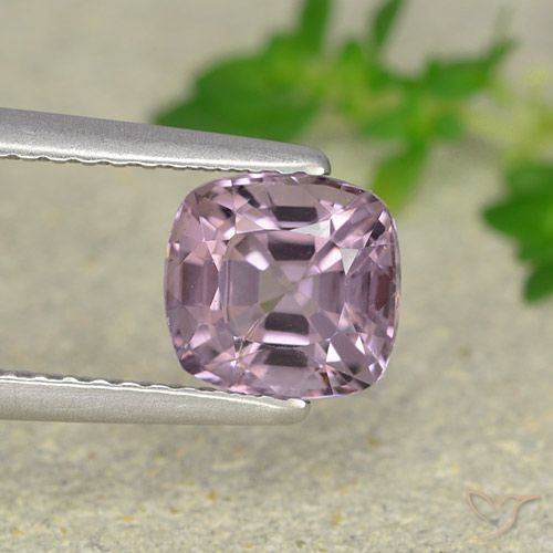 1.56ct 天然 薄いグレーがかったバイオレット スピネル, クッション, VVS