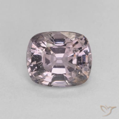 1.45ct 天然 ライトパープル スピネル, クッション, VS