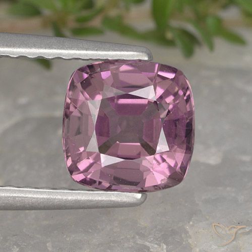 1.26ct 天然 ダークパープル スピネル, クッション, VVS