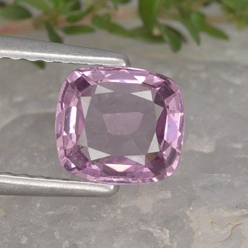 1.07ct 天然 濃いラベンダー スピネル, クッション, VVS