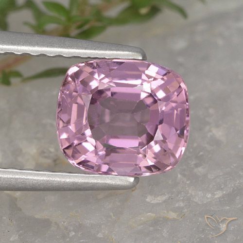 1.51ct 天然 パープルピンク スピネル, クッション, VVS