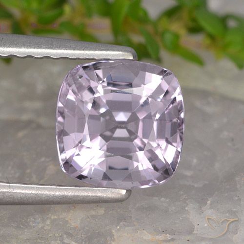 1.42ct 天然 ライトバイオレット スピネル, クッション, VVS