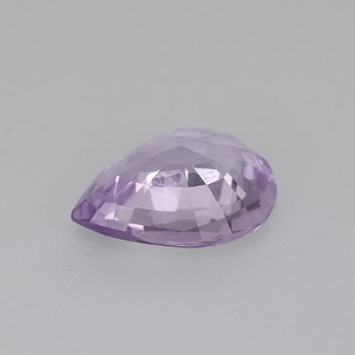 1.16カラットの天然ライトバイオレットスピネル（9.1×7.2 mm・洋梨の形）