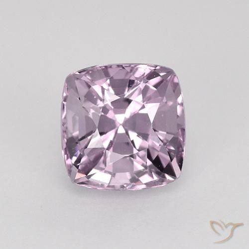 1.12ct 天然 薄いピンクがかった紫 スピネル, クッション, VVS-VS