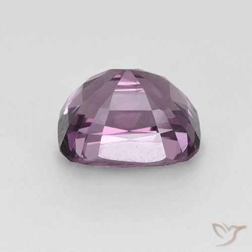 1.41カラットの天然グレープパープルスピネル、クッションカット、VVS-VS