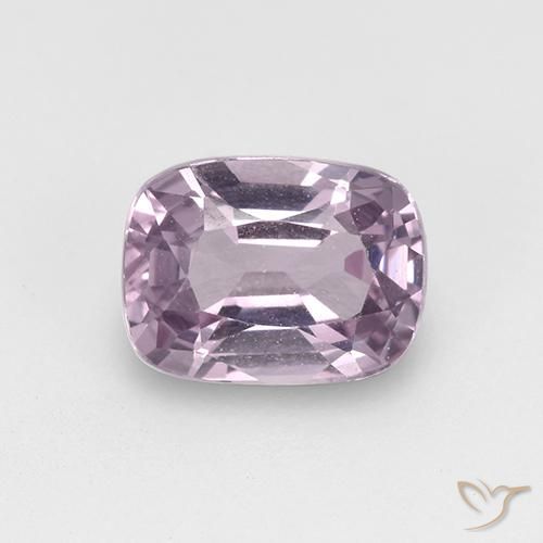 1.04ct 天然 非常に薄いグレープパープル スピネル, クッション, VVS