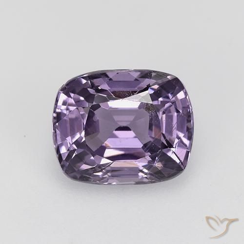 1.29ct 天然 ダークバイオレット スピネル, クッション, VVS-VS
