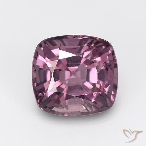 1.55ct 天然 プラムパープル スピネル, クッション, VVS-VS