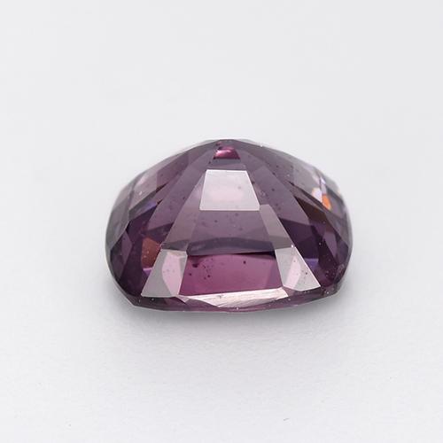 1.33カラットの天然ミディアムダークパープルスピネル（6.5×5.7 mm・クッションカット）